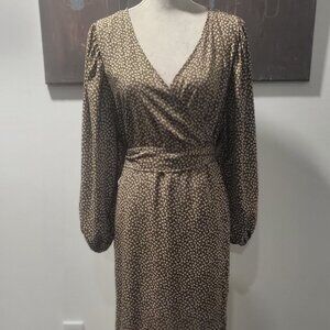 Bucket List Khaki Dress Size small with tags